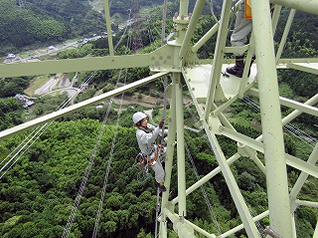 架空送電線点検